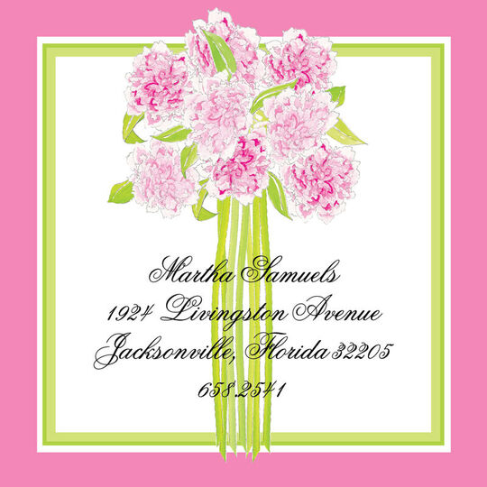 Pretty Peonies Calling Cards